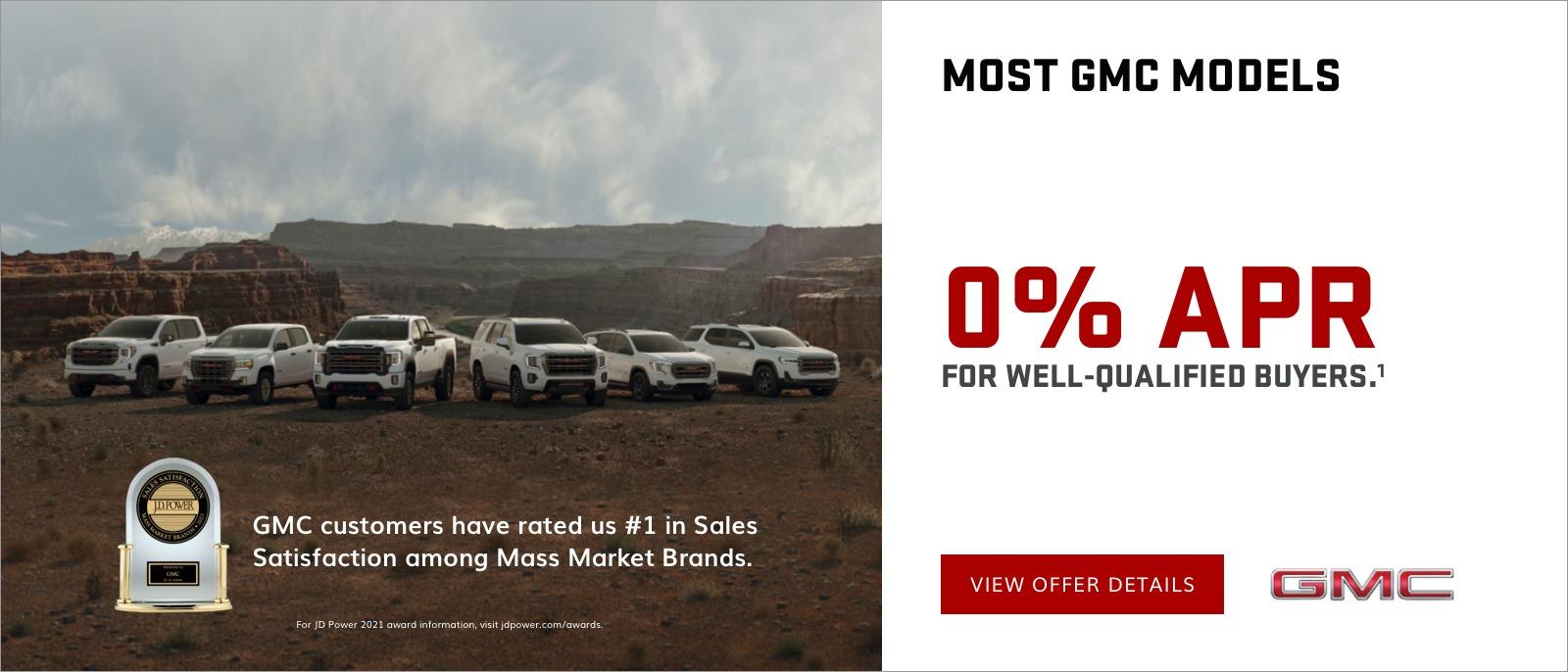 0% APR for well-qualified buyers.