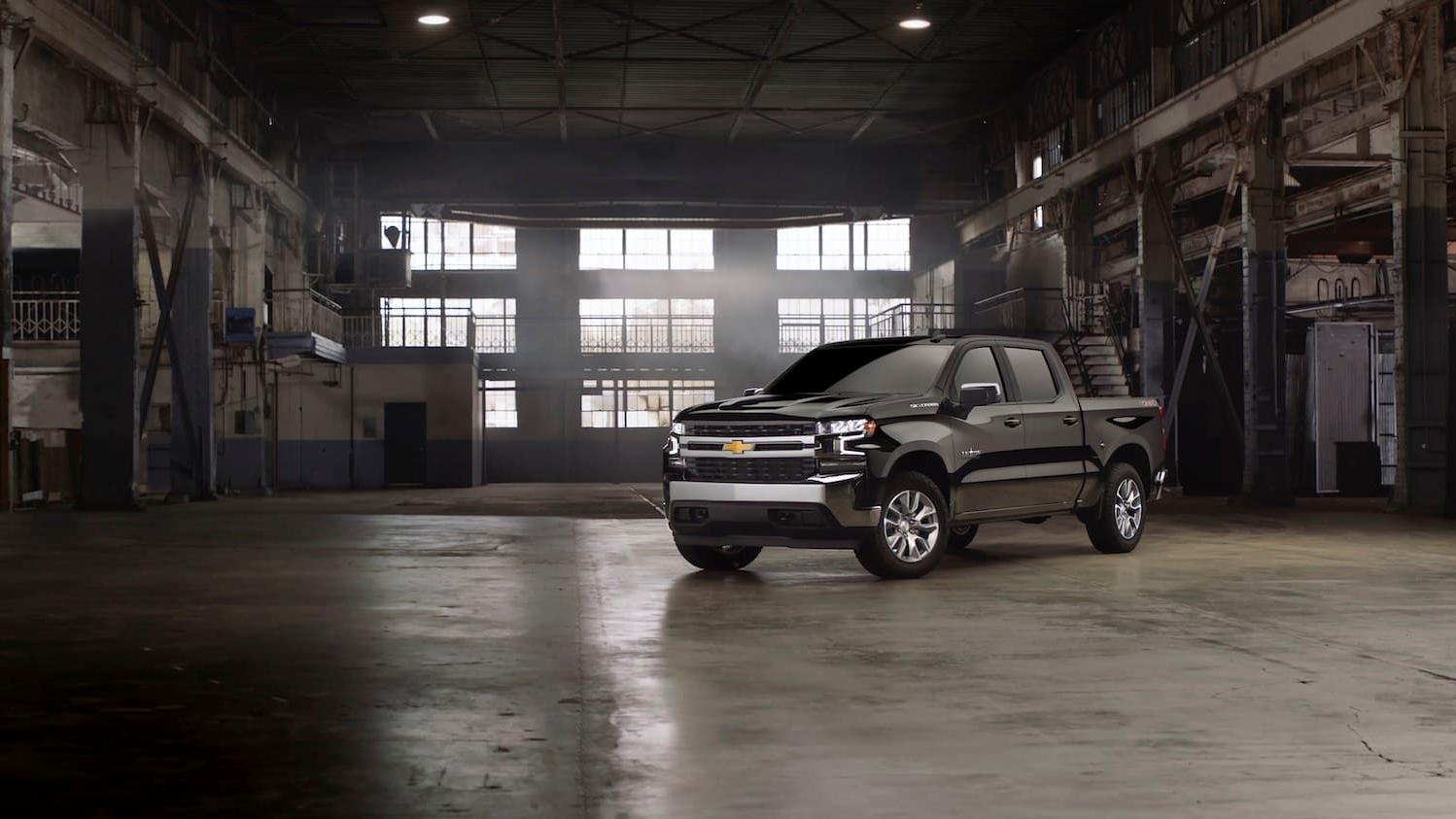 2019 Chevy Silverado 1500 Parked in a Warehouse 2019 Chevy Silverado 1500 Parked in a Warehouse