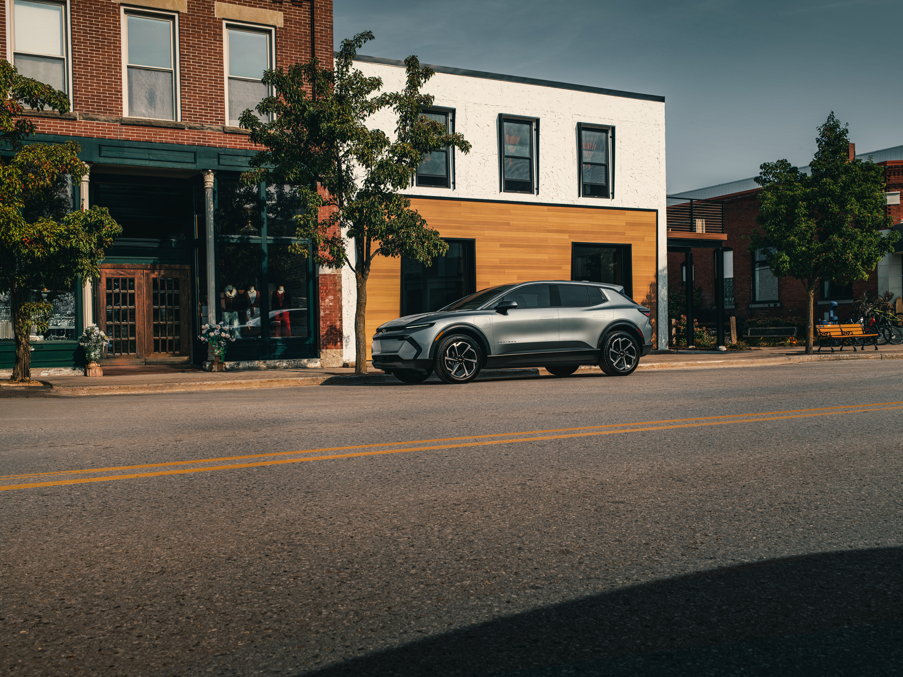 A parked Chevy Equinox EV