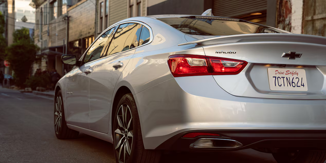 A rear view of the 2025 Chevrolet Malibu