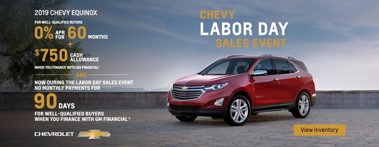 Chevy Labor Day Sales Event in Greensboro NC