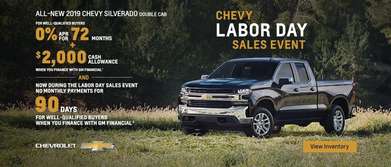 Winston Salem Area Chevy Labor Day Sales Event