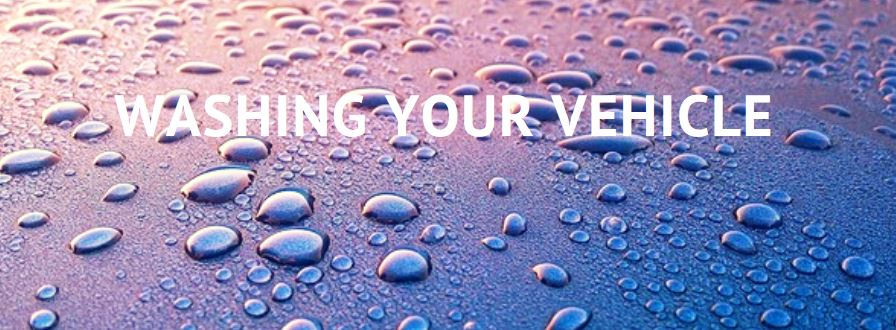 washing your vehicle