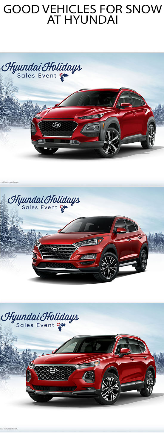 Good Vehicles for Snow from Hyundai