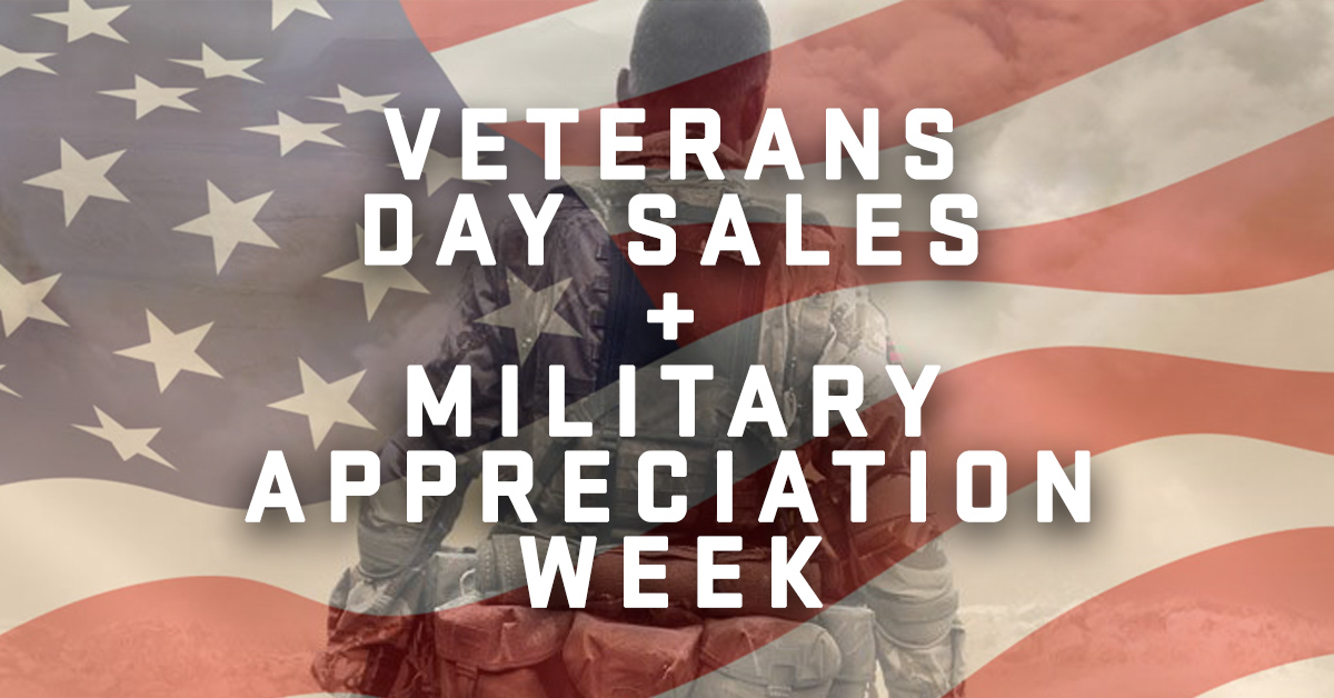 Veterans Day Sales + Military Appreciation Week