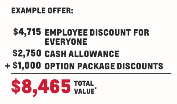 Silverado Incentive