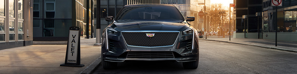Black 2019 Cadillac CT6 V-Sport parked on street