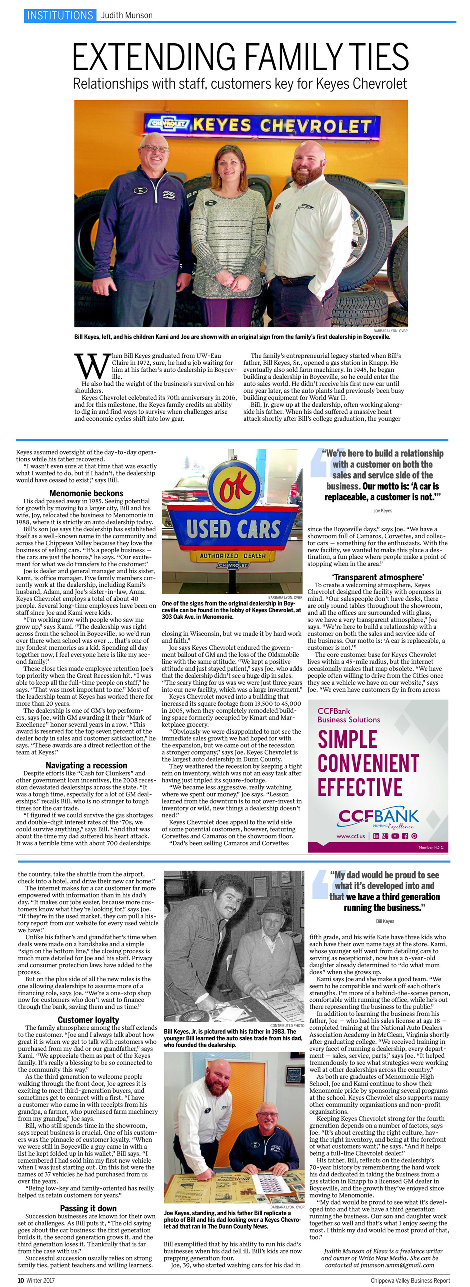 Extending Family Ties At Keyes Chevrolet