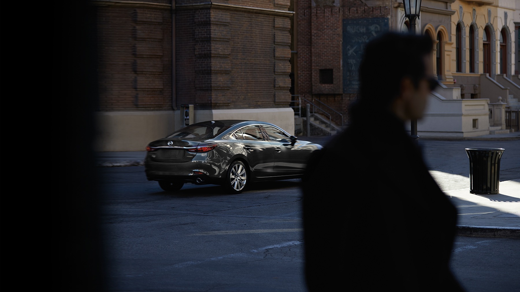 A 2020 Mazda6 standing on a road