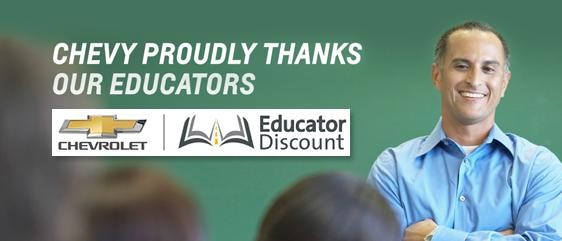 Knoepfler Chevrolet SUPPORTS CHEVY'S EDUCATOR DISCOUNT PROGRAM
