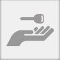 Hand and key icon