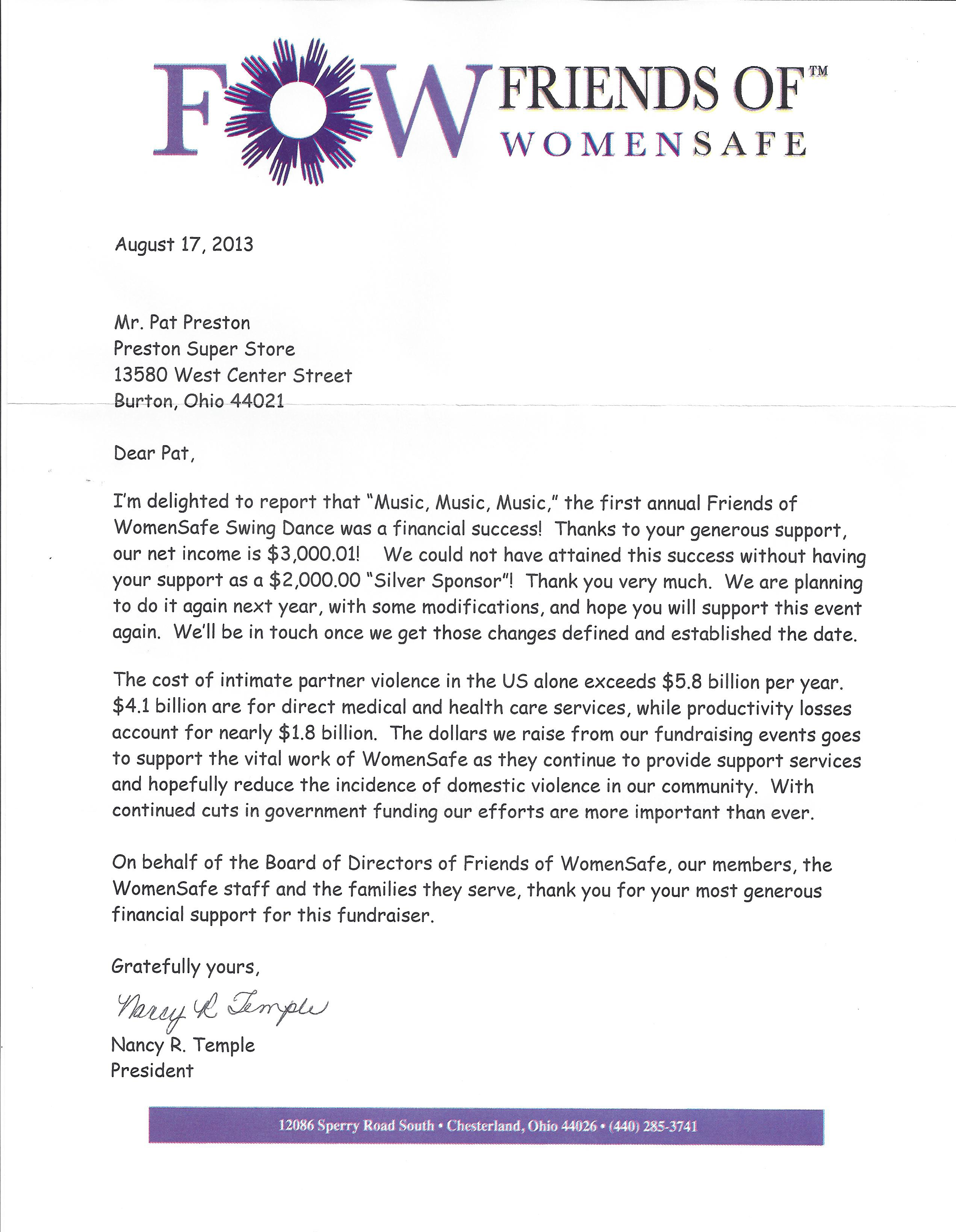 friends of womensafe