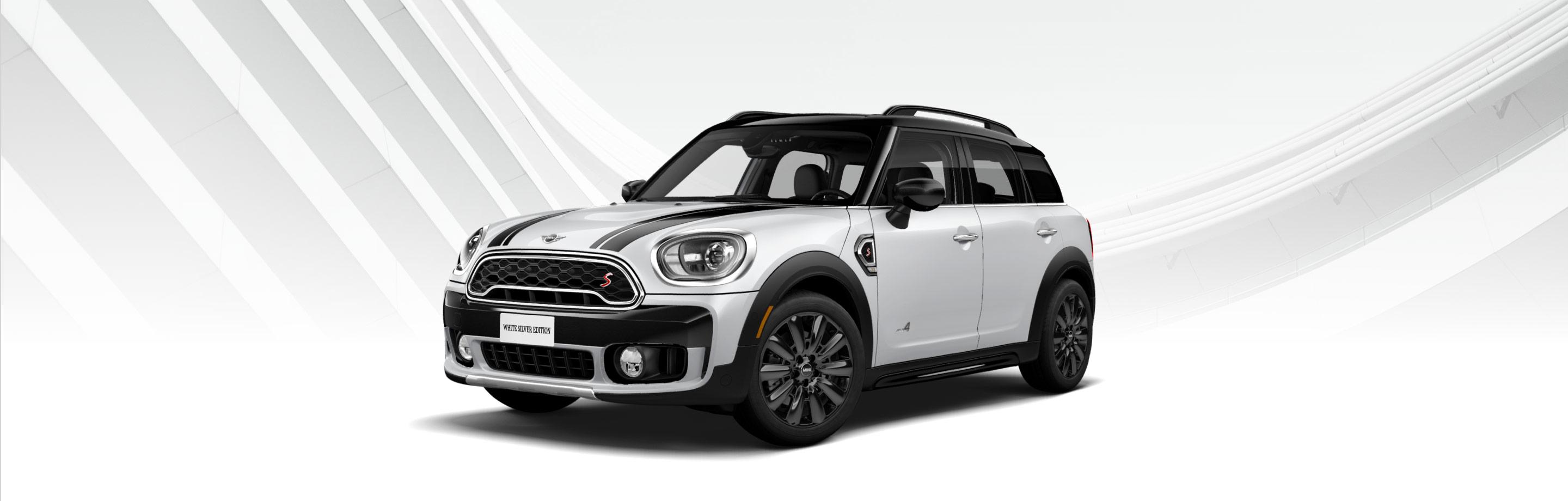 White Silver Countryman front side view