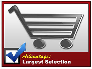 Largest Selection