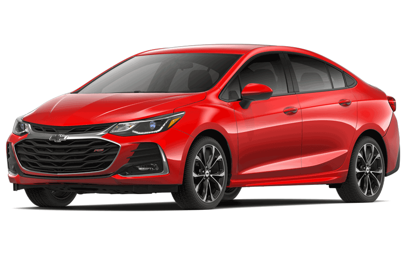 Chevy Cruze in red