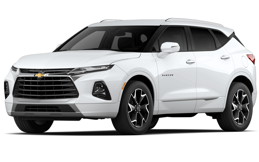 Chevy Blazer in white