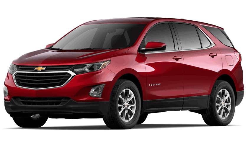 Chevy Equinox in red