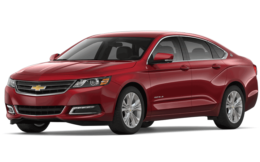 Chevy Impala in red