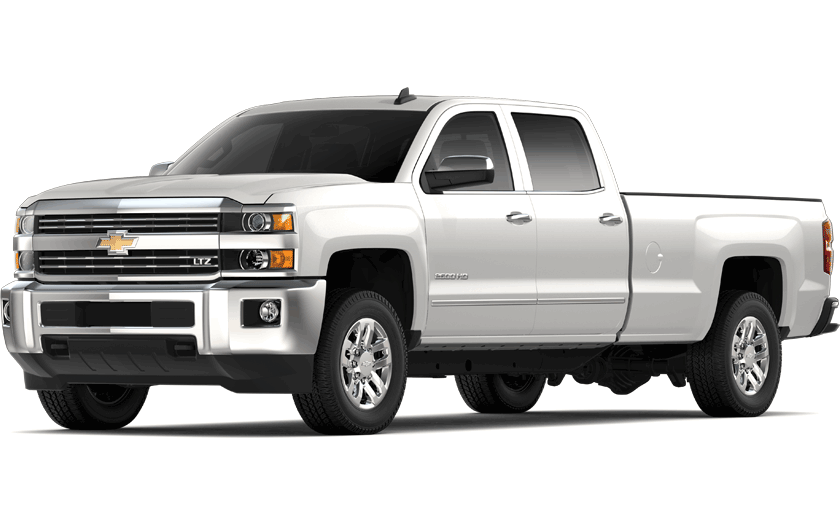 Chevy Silverado 2500 HD in white