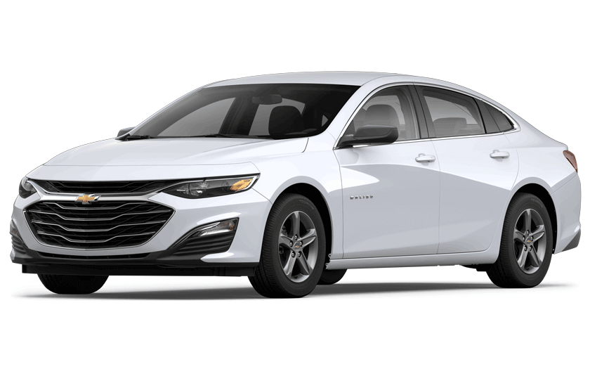 Chevy Malibu in white