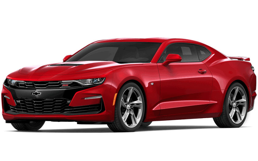 Chevy Camaro in red
