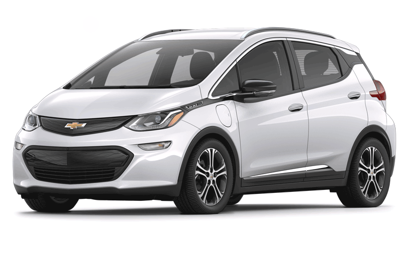 Chevy Bolt EV in white