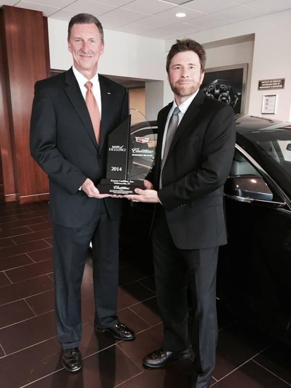 Cappellino Cadillac Gets The Mark of Excellence Award