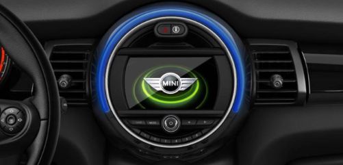 The MINI Connected console.