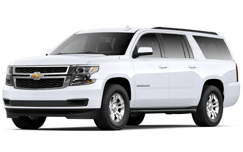 Chevy Suburban in white