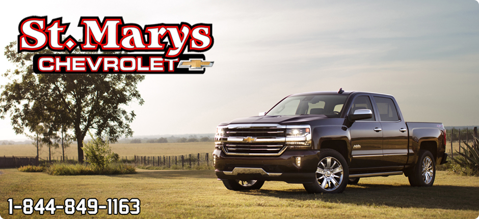 St Marys Chevrolet is a Chevrolet, Chrysler, Dodge, Jeep, Ram dealer