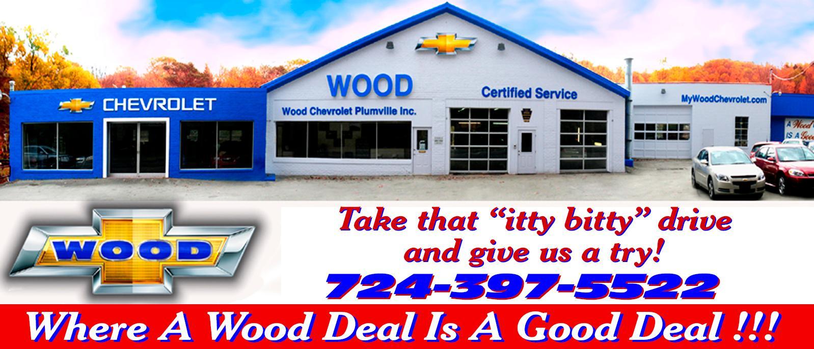 Wood Chevrolet Plumville | Serving Pittsburgh & New Kensington