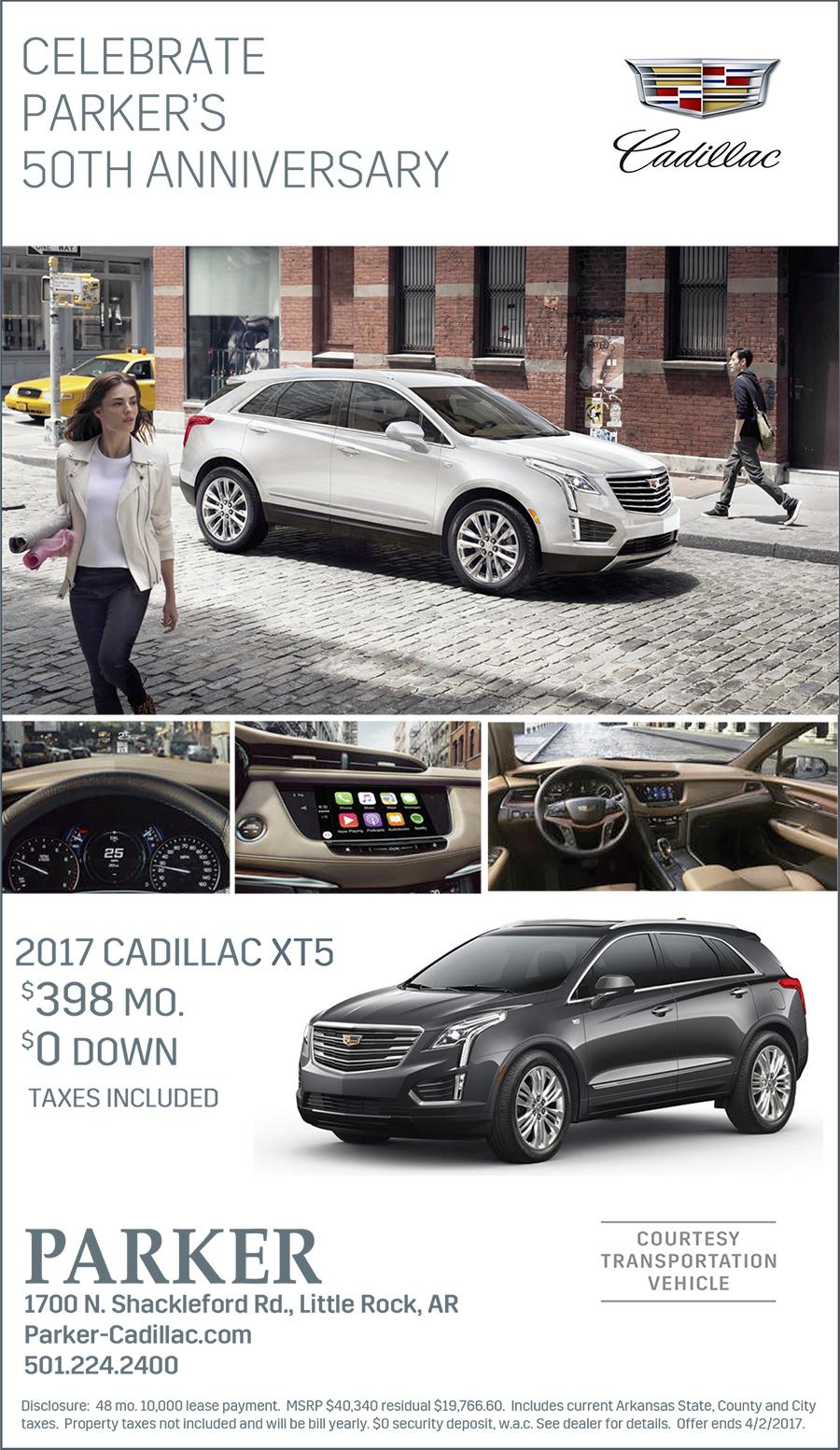 Parker Cadillac is a LITTLE ROCK Cadillac dealer and a new car and used