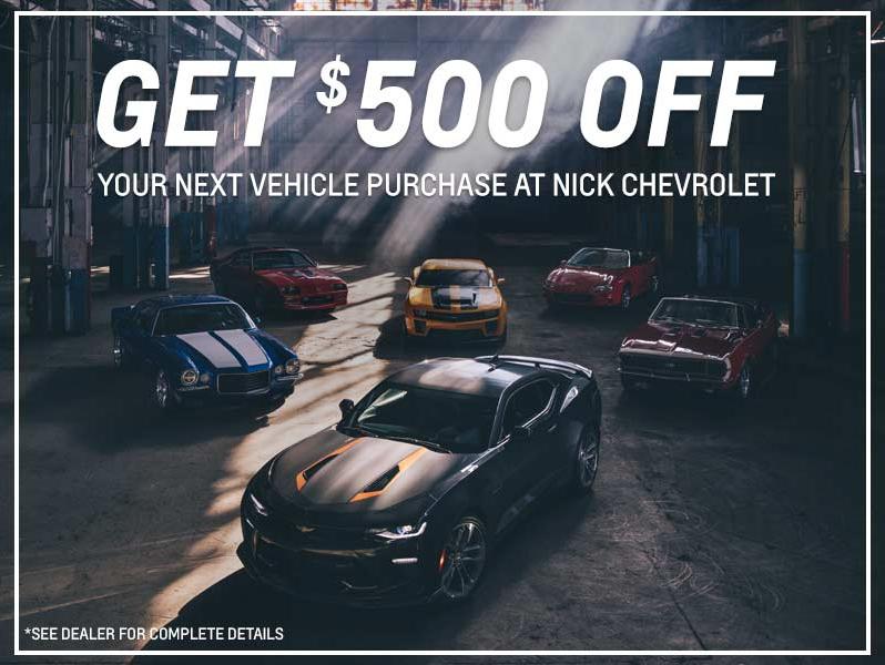 $500 OFF