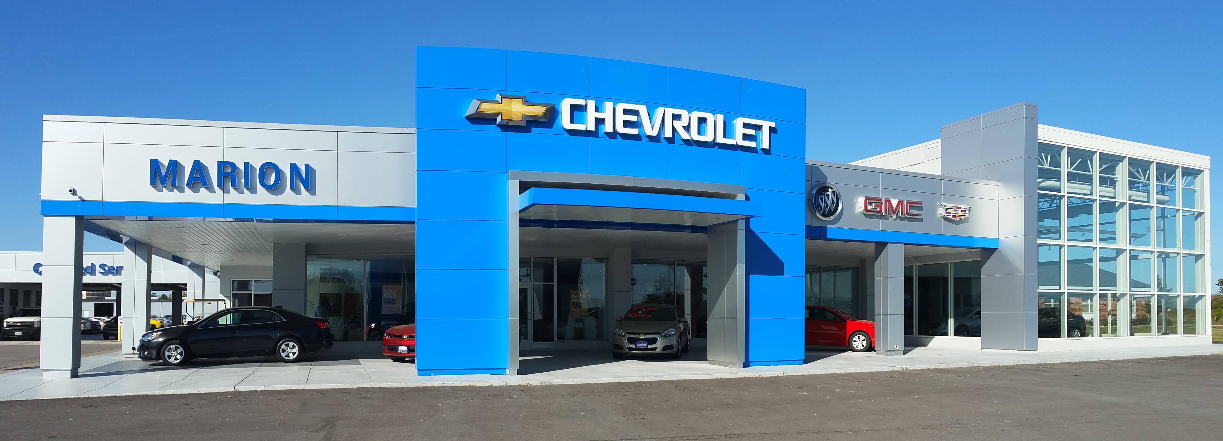 Marion Chevrolet Buick Gmc Cadillac Selling And Servicing New And Used Vehicles In Marion And