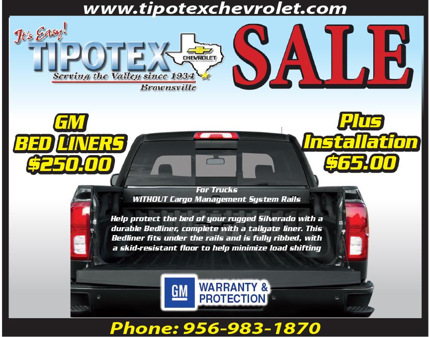 Tipotex Chevrolet is a BROWNSVILLE Chevrolet dealer and a new car and