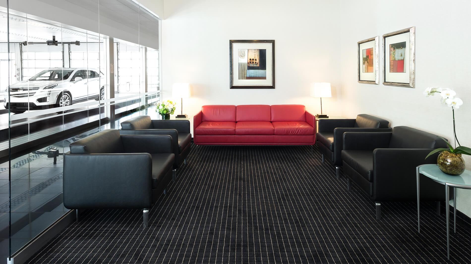 Sewell Cadillac Dealership Interior Photo