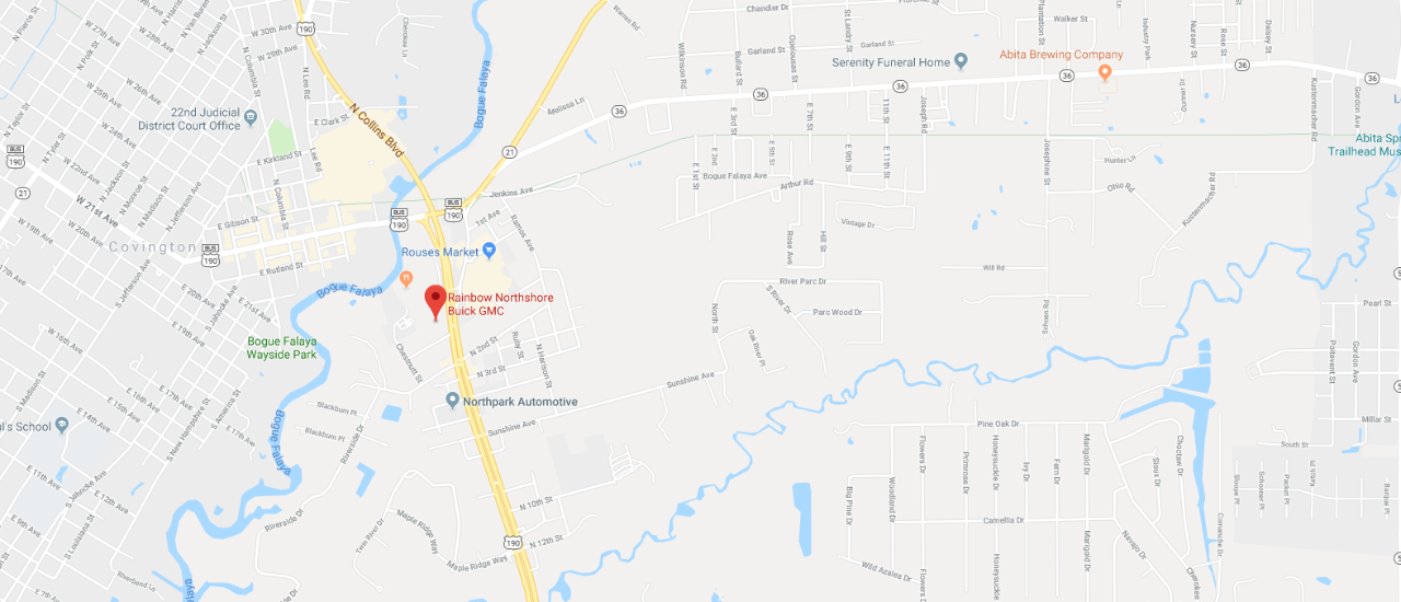 Rainbow Northshore Buick GMC IN COVINGTON A Preferred New Orleans and