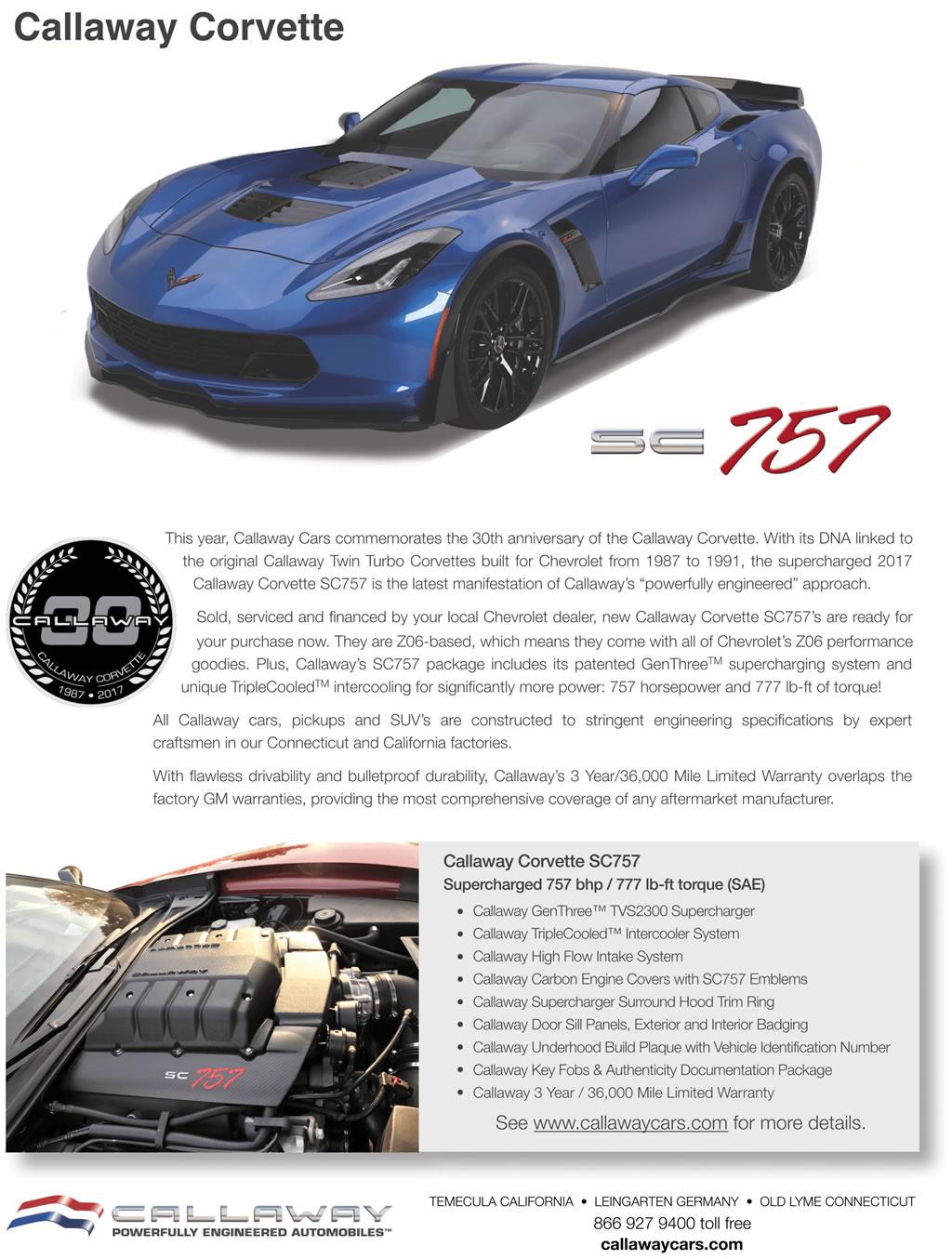 Callaway Corvettes at MacMulkin Chevrolet