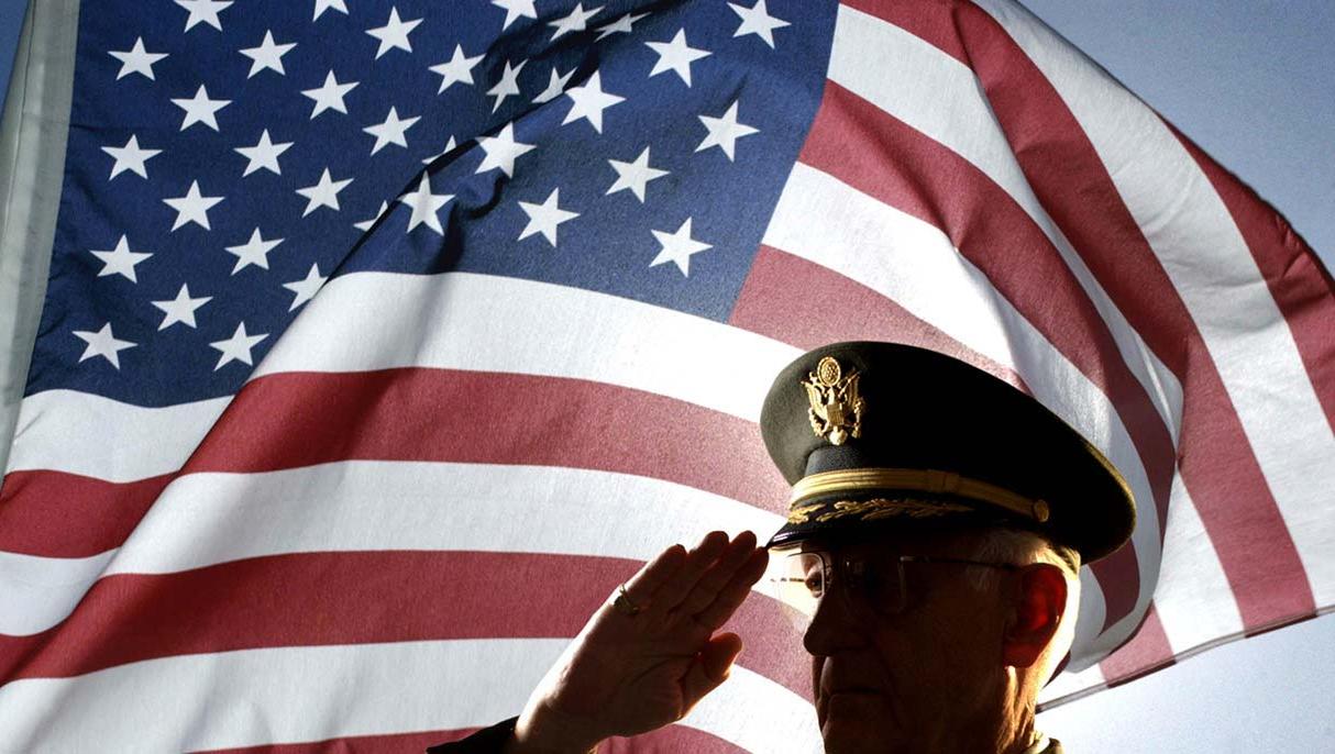 Background Image | American Flag Salute