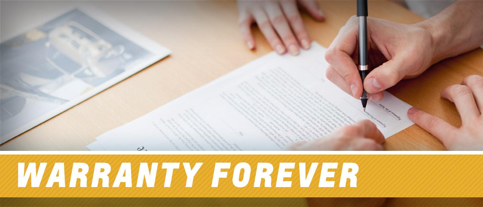 Warranty Forever Banner