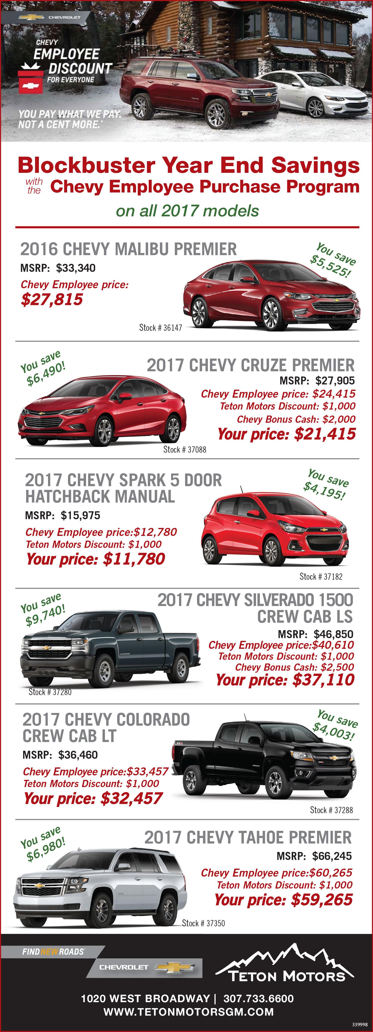 Teton Motors Inc. is a JACKSON Chevrolet dealer and a new car and used car JACKSON WY Chevrolet