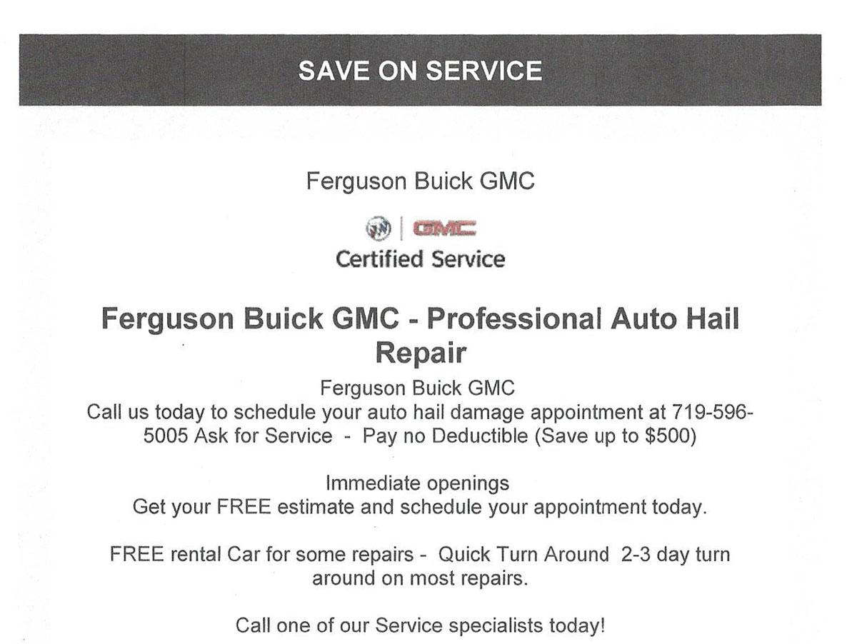 Buick & GMC Service Coupons in COLORADO SPRINGS