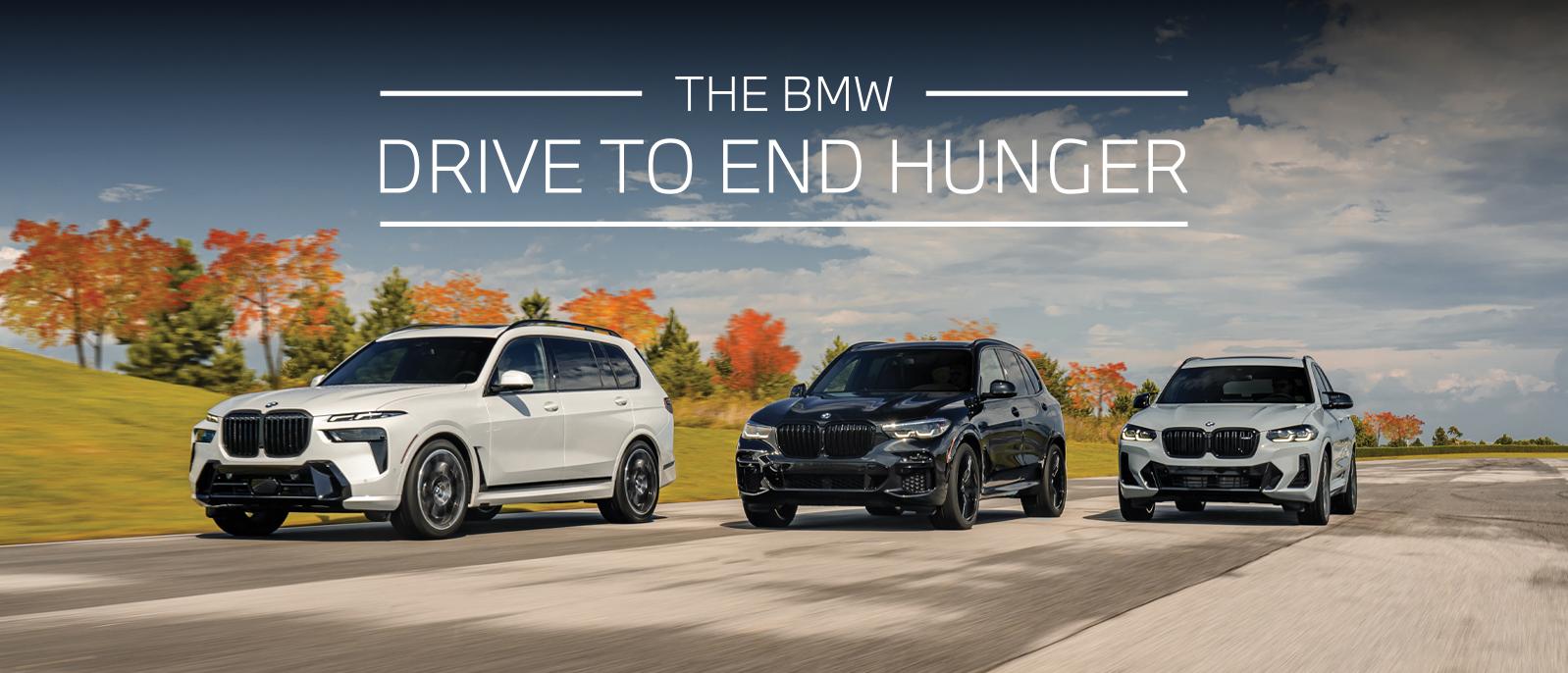 The BMW Drive to End Hunger Test Drive Event