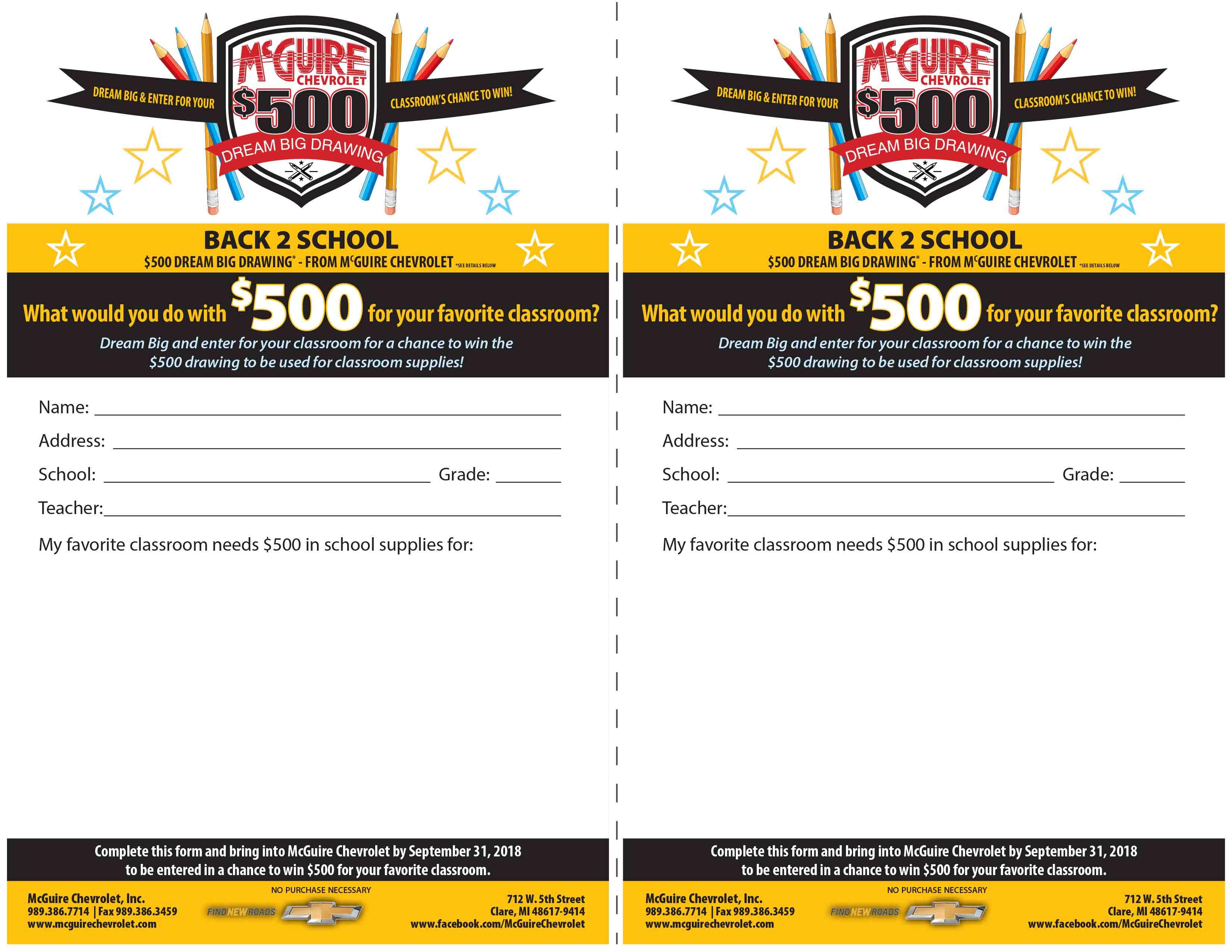 McGuire Chevrolet is a CLARE Chevrolet dealer and a new car and used