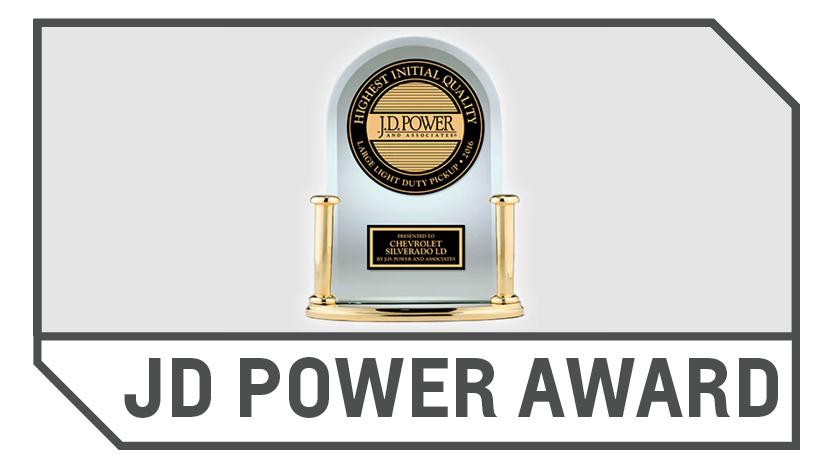 2017 Chevrolet Silverado 1500 - JD Power Award 2017 Chevrolet Silverado 1500 - JD Power Award
