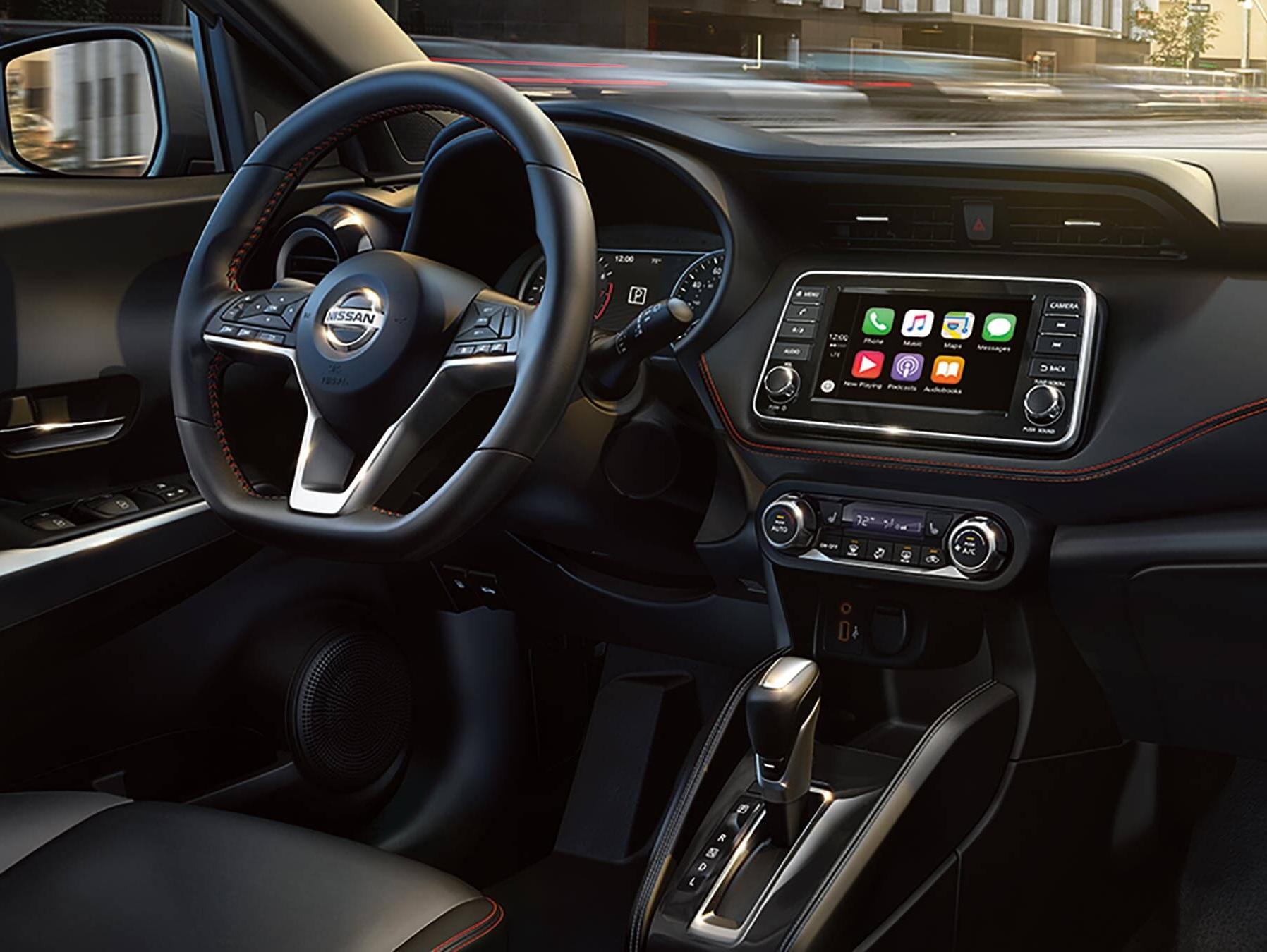 Nissan vehicle interior shot