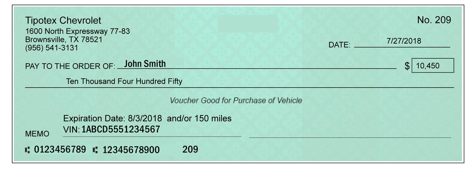 Tipotex Chevrolet is a BROWNSVILLE Chevrolet dealer and a new car and