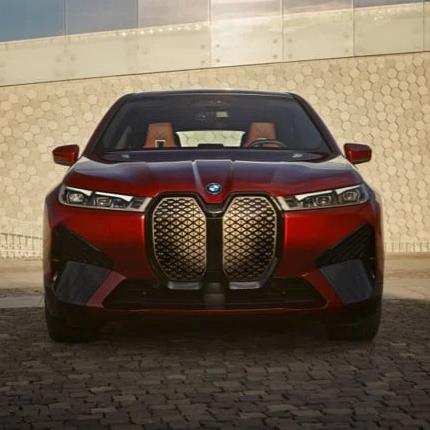 iX in road front view