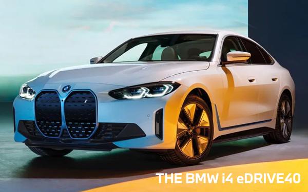 BMW i4 eDRIVE40 on road