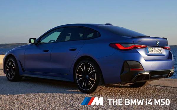 BMW i4 M50 on road